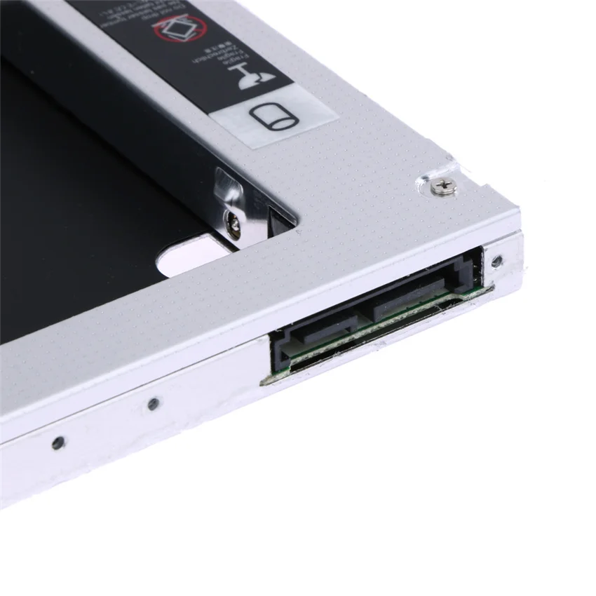 Алюминиевый 2 5 &quotстандартный SATA 12 7 мм HDD корпус SSD жесткий диск Caddy адаптер Bay