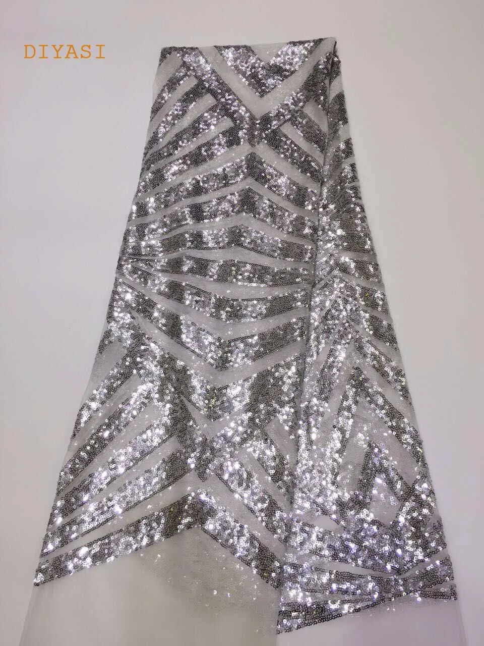 Кружевное платье L1228 красное с блестками в африканском стиле швейцарское HL13 | Дом