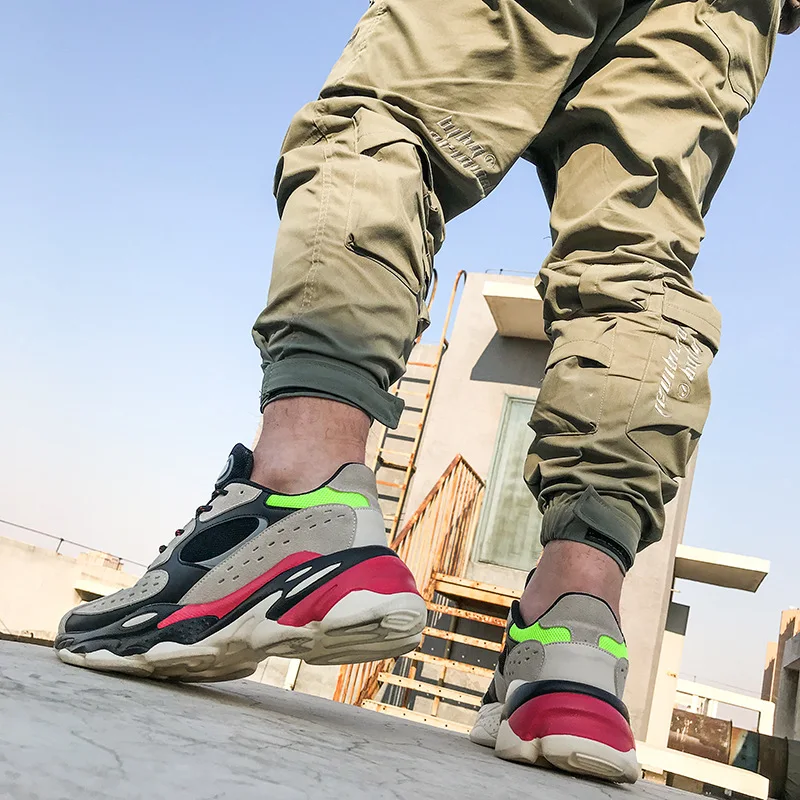Hip Hop off Harajuku colorful chunky Sneakers Men Breathable Mesh Casual Shoes white Fashion Tenis Masculino Adulto | Обувь