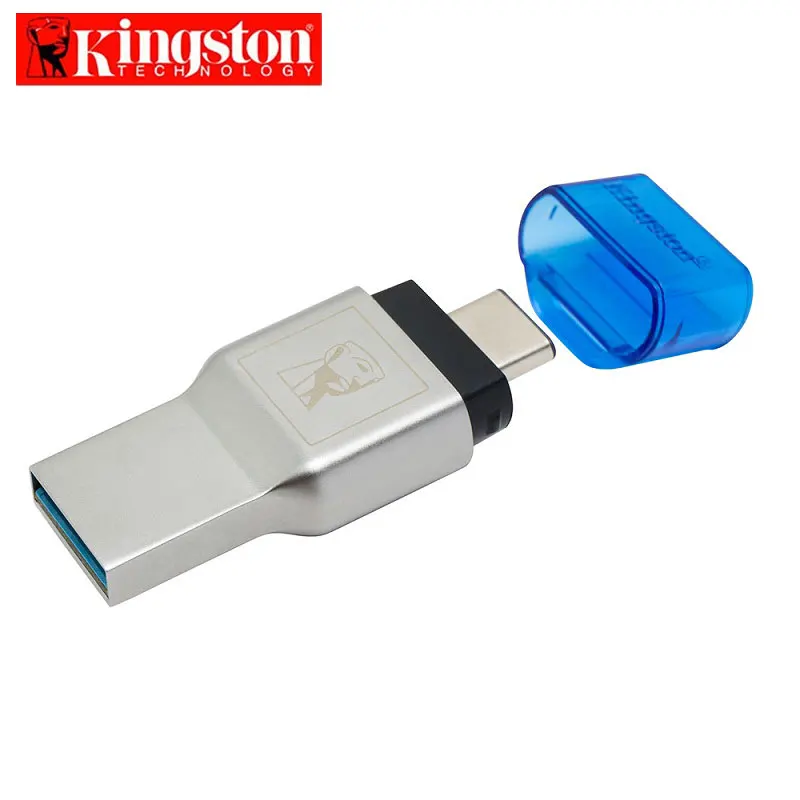 Устройство для чтения карт Micro SD Kingston USB 3 1 Type A и C двойной интерфейс 0 устройство