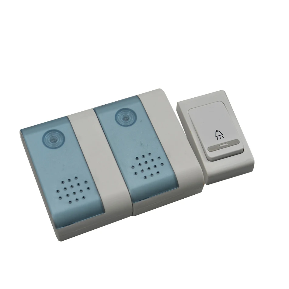 Wireless Doorbell 38 Chimes Songs 1 Transmitter 2 Digital Receiver Door Bell V004B2 For Villa Office House | Обустройство дома