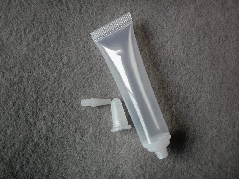 Пластиковая жемчужно-белая упаковка/мягкие тюбики для косметики/пустые