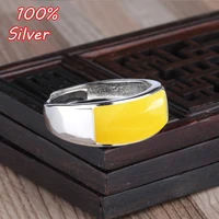 925 sterling silver color adjustable ring blank settings fitting 716mm rectangle cabochons tray jewelry making