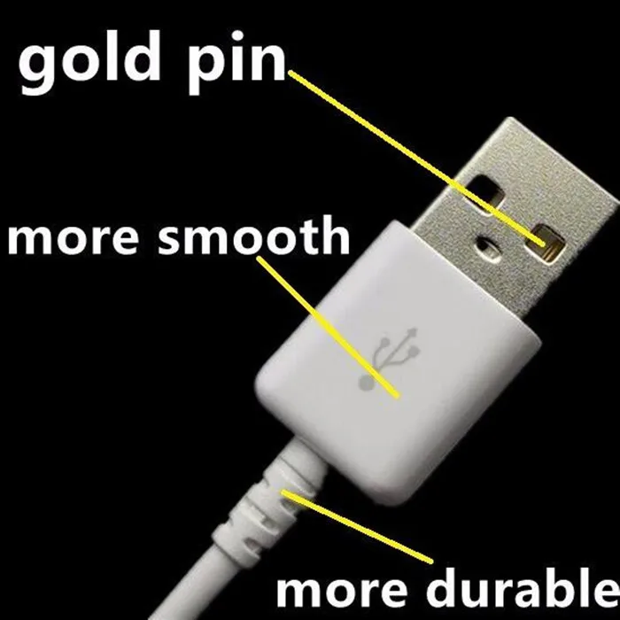Комплект аксессуаров 100 шт./лот высококачественный 1 2 м кабель Micro USB Type-C для