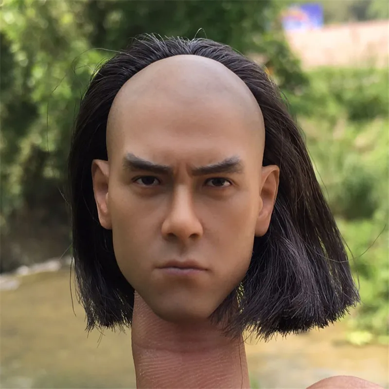 Mnotht 1/6 популярная в Азии голова звезды резной Eddie Peng Yuyan имплантированные волосы
