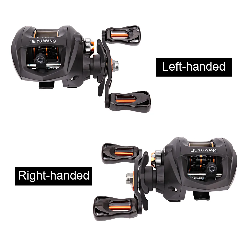 LIEYUWANG 10+1BB Ball Bearings Left/Right Hand BaitCasting Fishing Reel 6.3:1 Gear Ration High Speed Reels Magnetic Brake Pesca | Спорт и