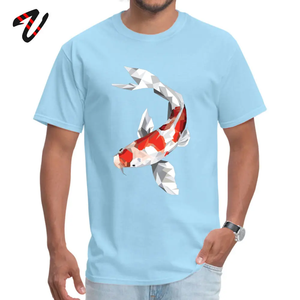 Koi Fish/футболки в японском стиле смешные мужские футболки с изображением