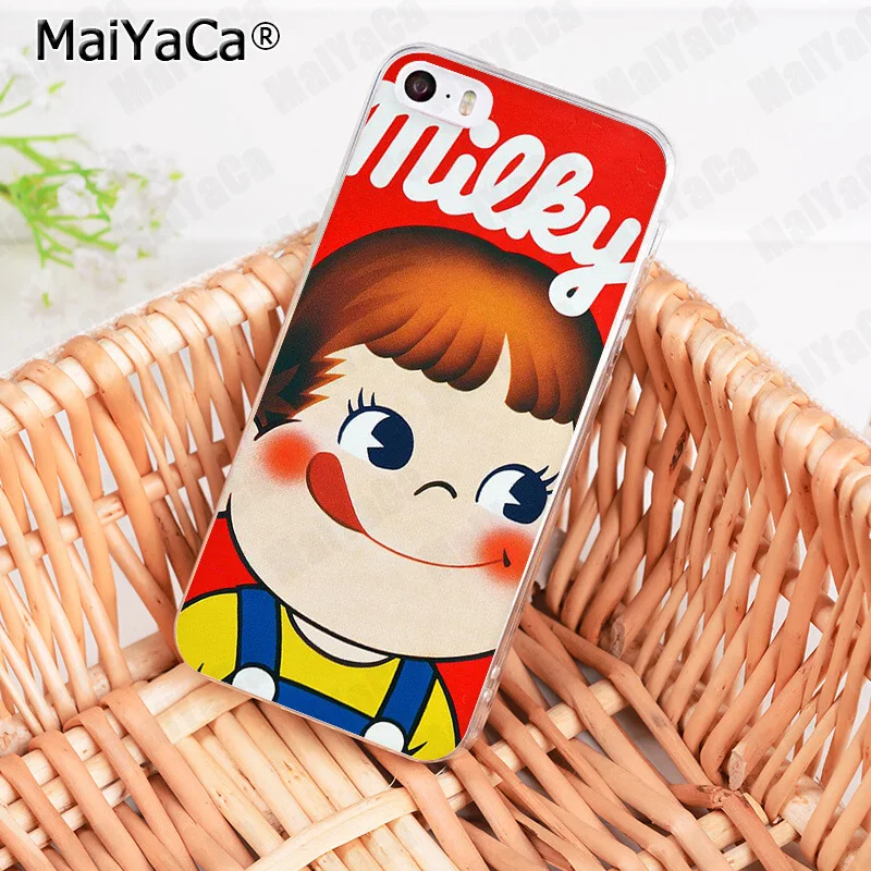 Fujiya молочный Пеко Чан Coque Shell чехол для телефона iphone 12 11 Pro 8 7 6 6S Plus X 5 5S SE XS XR