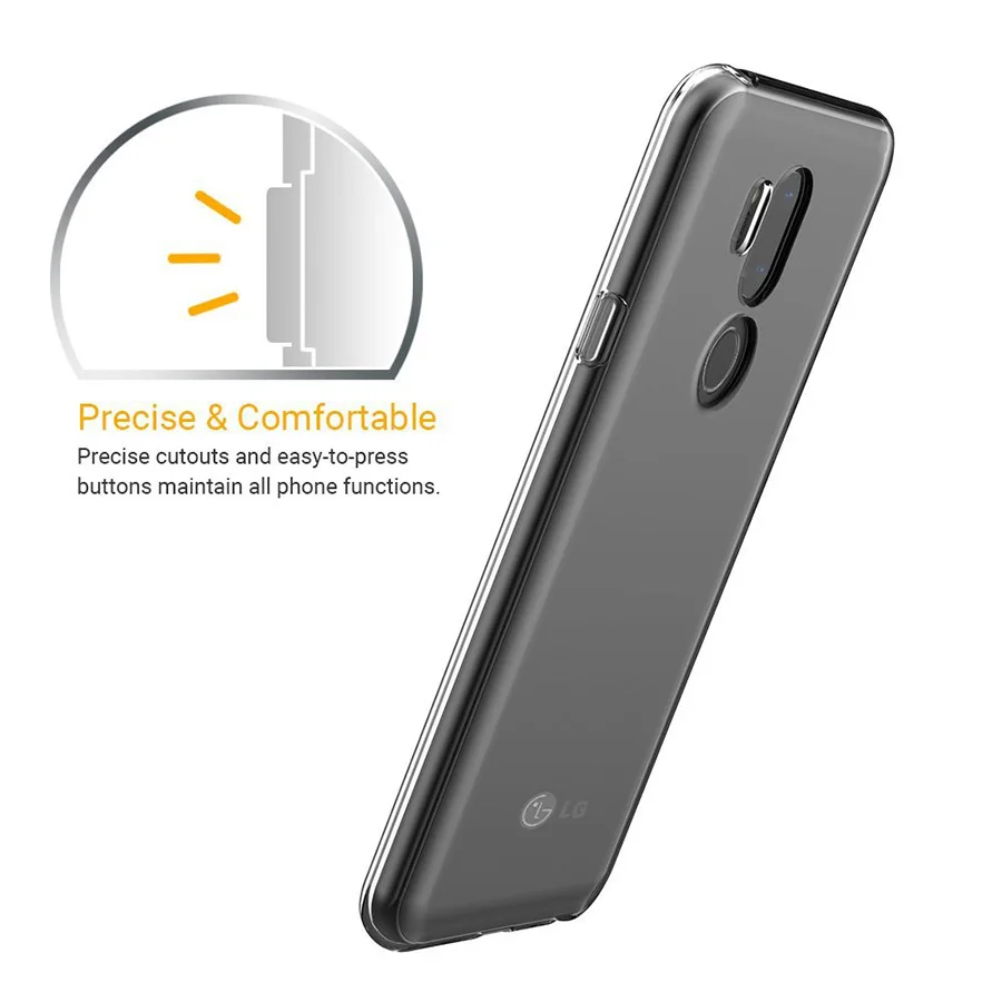 Прозрачный защитный чехол для LG G7 ThinQ мягкий силиконовый гель защита от ударов