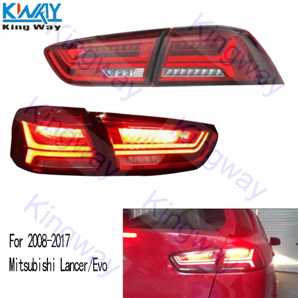 Бесплатная доставка King Way красные прозрачные светодиодные стоп сигналы задние