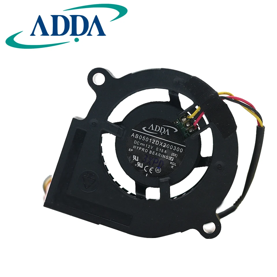 ADDA 5020 DC12V 0.15A AB05012DX200300 5 см турбо вентилятор