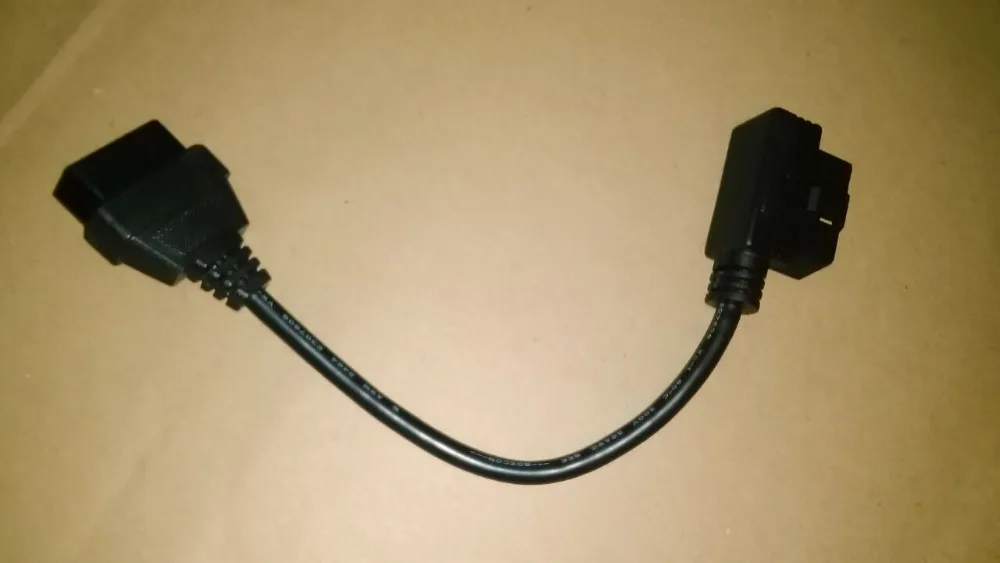 10 шт. OBDII OBD2 OBD 16 Pin Штекерный Женский удлинитель Автомобильный диагностический