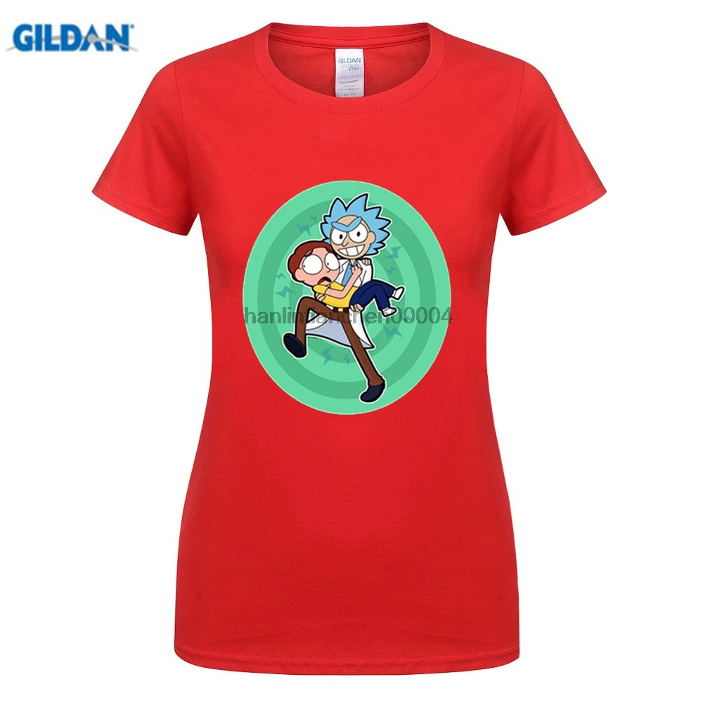 GILDAN Рик Морти 100% хлопок футболка аниме Camisa Homme рукава реглан футболки топы |