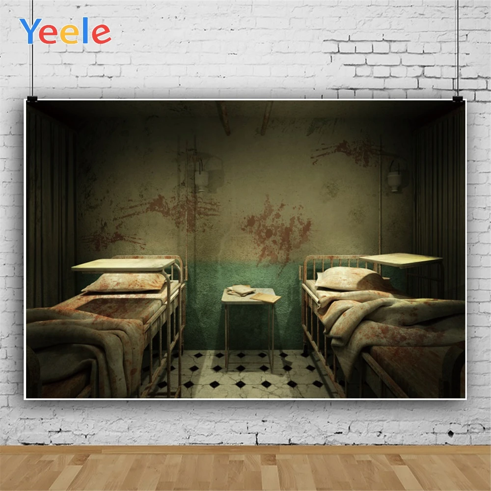 Фон для фотосъемки Yeele серповидный старая тюрьма Ретро гранж комната подвал