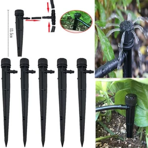 Регулируемый мини-спринклер с 8 отверстиями для шланга 47 мм, держатель для полива капельницы, для садовых ферм, микрокапельное орошение, 10 шт.