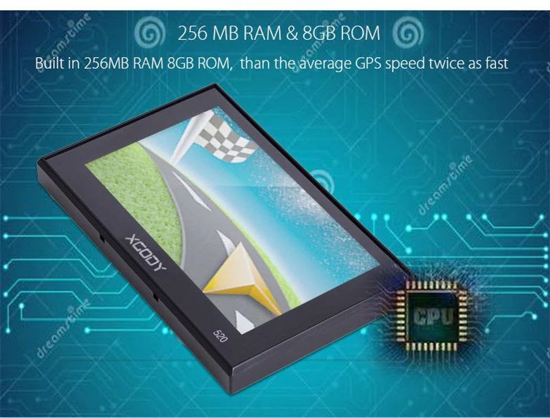 XGODY 520 5 дюймов Автомобильный gps навигатор 256 МБ+ 8 Гб сенсорный экран FM SAT NAV грузовик gps навигатор Navitel Европа бесплатное обновление карты