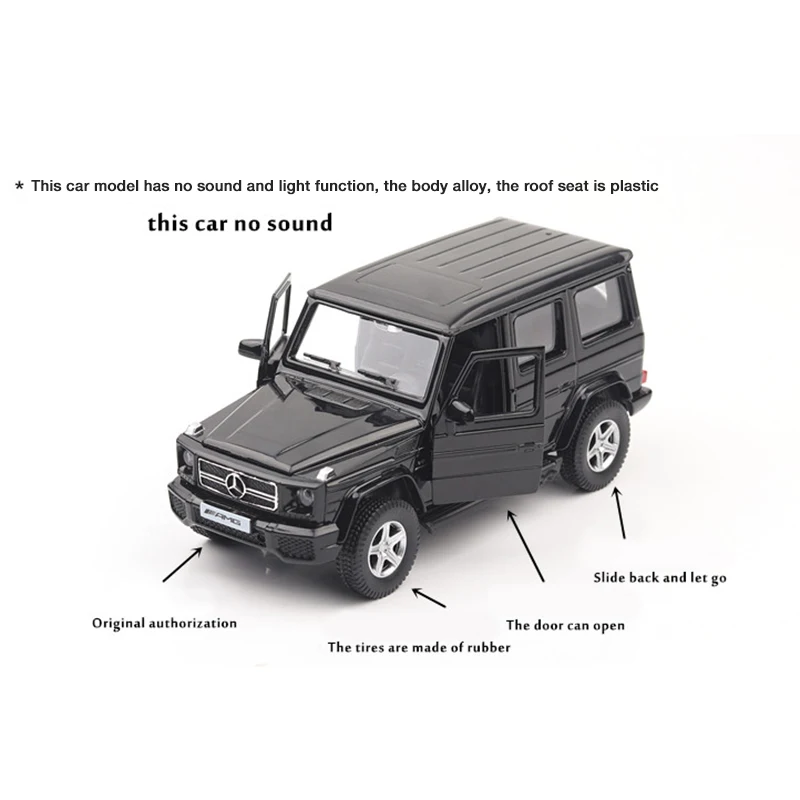 1/36 Diecasts& Toy Vehicles Mercedes G63 AMG Car Model Collection display Car Toys For Boy Children Gift brinquedos