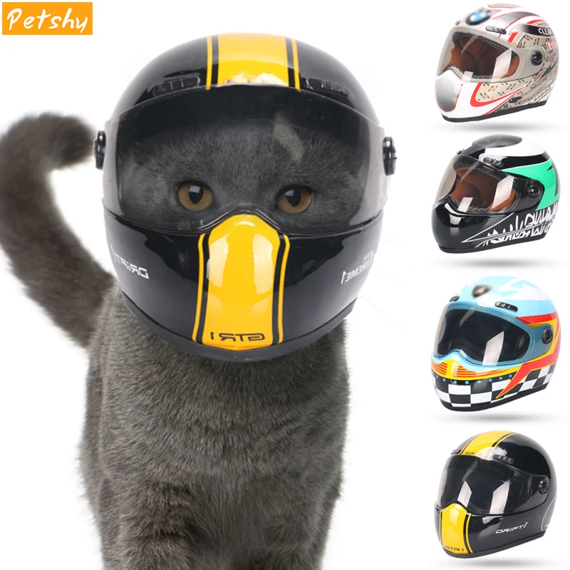Petshy Щенок Кот шапка, шлемы для маленьких животных, крутые модные Пластик на открытом воздухе шапки для мотоциклов реквизит для фотосессии для защиты аксессуар для домашних животных