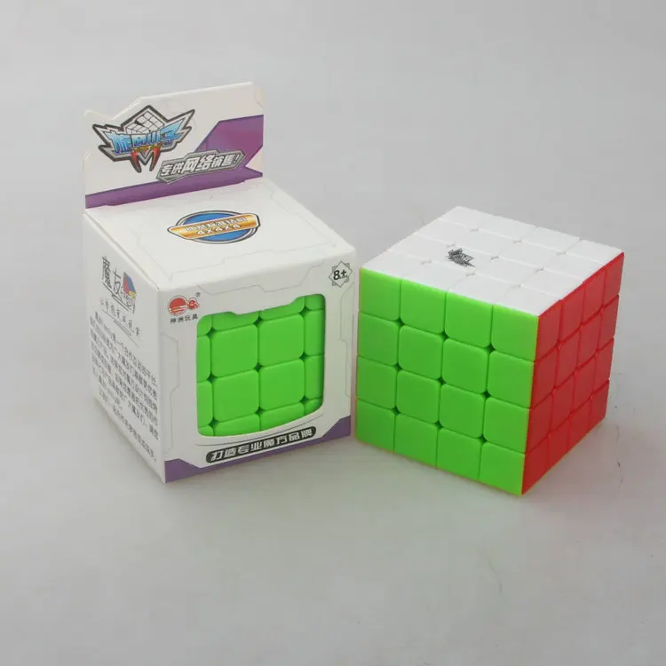 CubeXYZ CB 4*4 Feiteng Cube кубик-головоломка с наклейками идея подарка для X'mas день