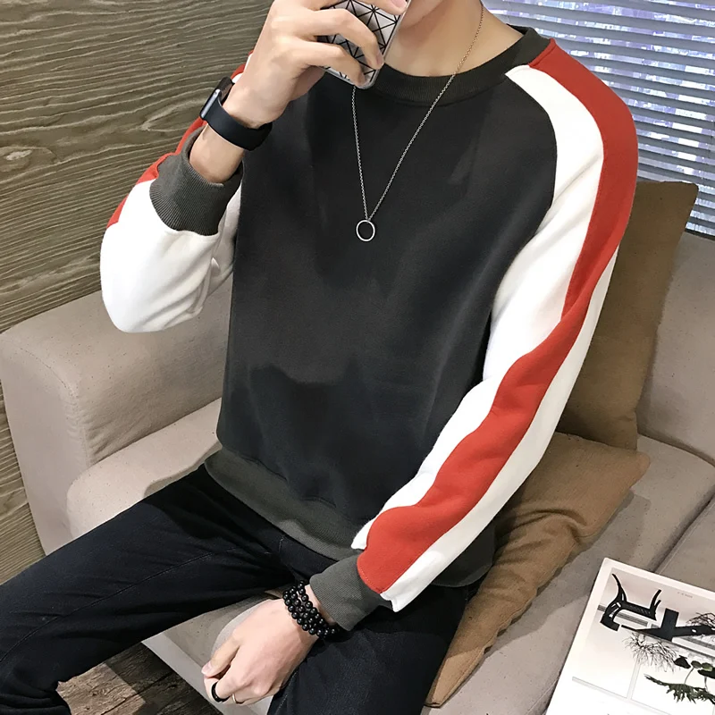 2018 новый бренд Толстовки уличной хип хоп стиль красный с капюшоном мужские из