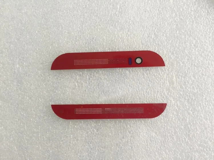 

Red New Ymitn Top & Bottom Front Face Cover Housing Replacement Part For HTC One 2 M8 M8T/D/W,Free Shipping