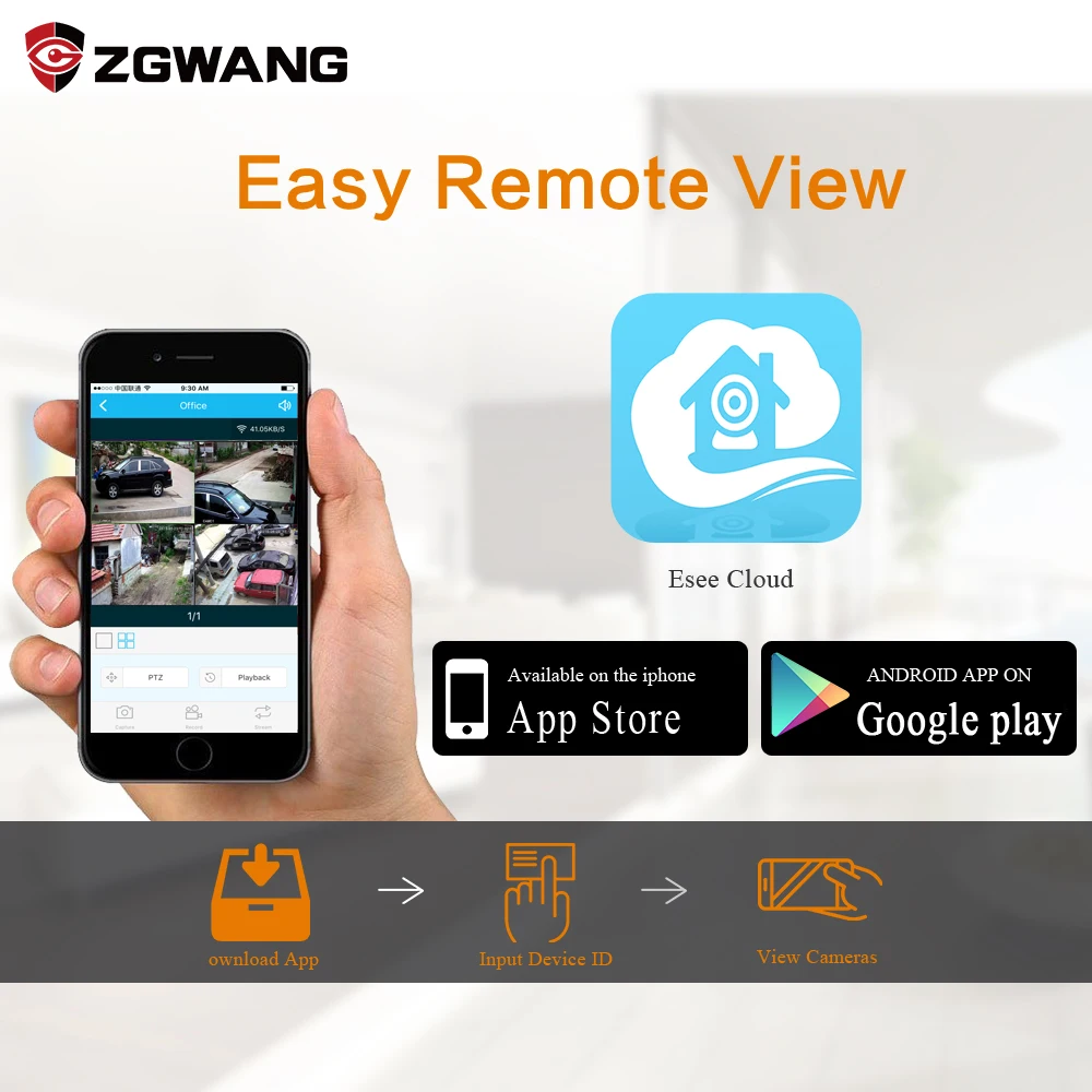 ZGWANG Беспроводной безопасности Камера Системы-8 шт. 1080 P Indoor/Открытый Wi-Fi IP s с Smart