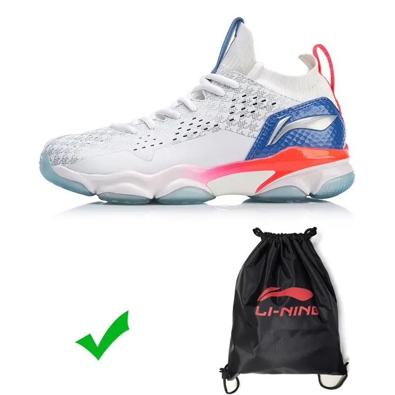 Li-Ning/Женская обувь SONIC BOOM; коллекция 2,0 года; обувь для бадминтона с подкладкой из моно-пряжи; спортивная обувь; кроссовки; AYZP002 SAMJ19 - Цвет: AYZP002-1