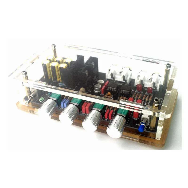 Fever tone готовый усилитель HIFI фронтальная аудиосвязь NE5532 AD712 TL082|Усилители мощности|