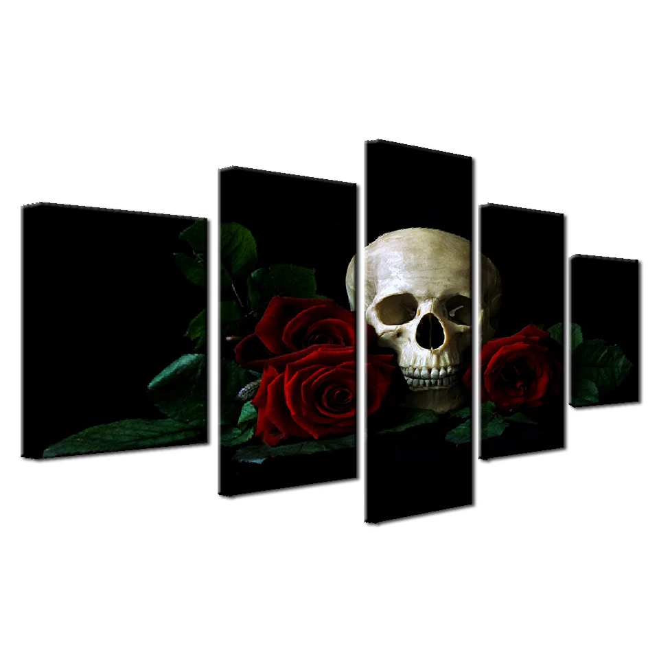 Современные HD принты картина рамка домашний декор холст картины 5 шт. красные