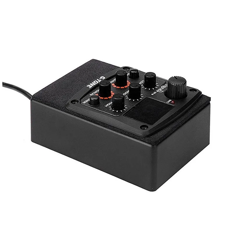 G тон GT 5 Акустическая гитара Preamp пьезо пикап 3 полосный эквалайзер Эквалайзер ЖК