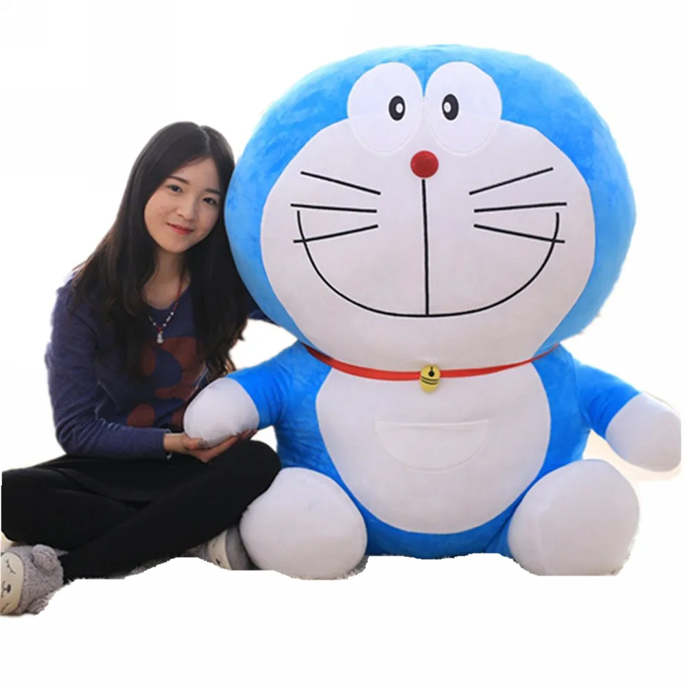 

Fancytrader 47'' Giant Plush Doraemon Toy Big Soft Stuffed Anime Doraemon Doll Pillow 2 Sizes Great Valentine Gift 120cm FT71004