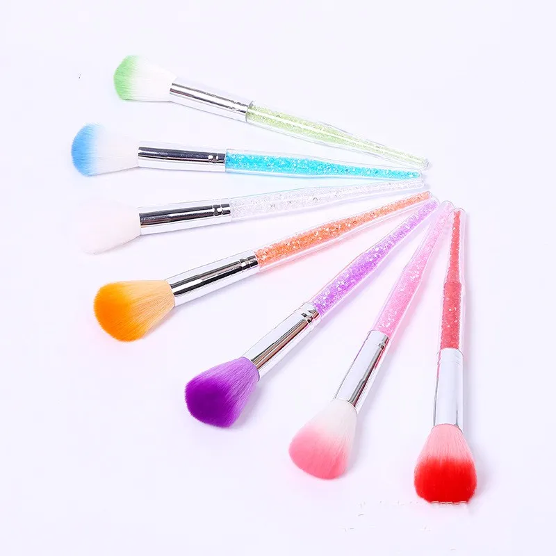 BKLD New Nail brush dust treatment of nail art beauty makeup long handle with drill pipe filter tool accessories | Красота и здоровье