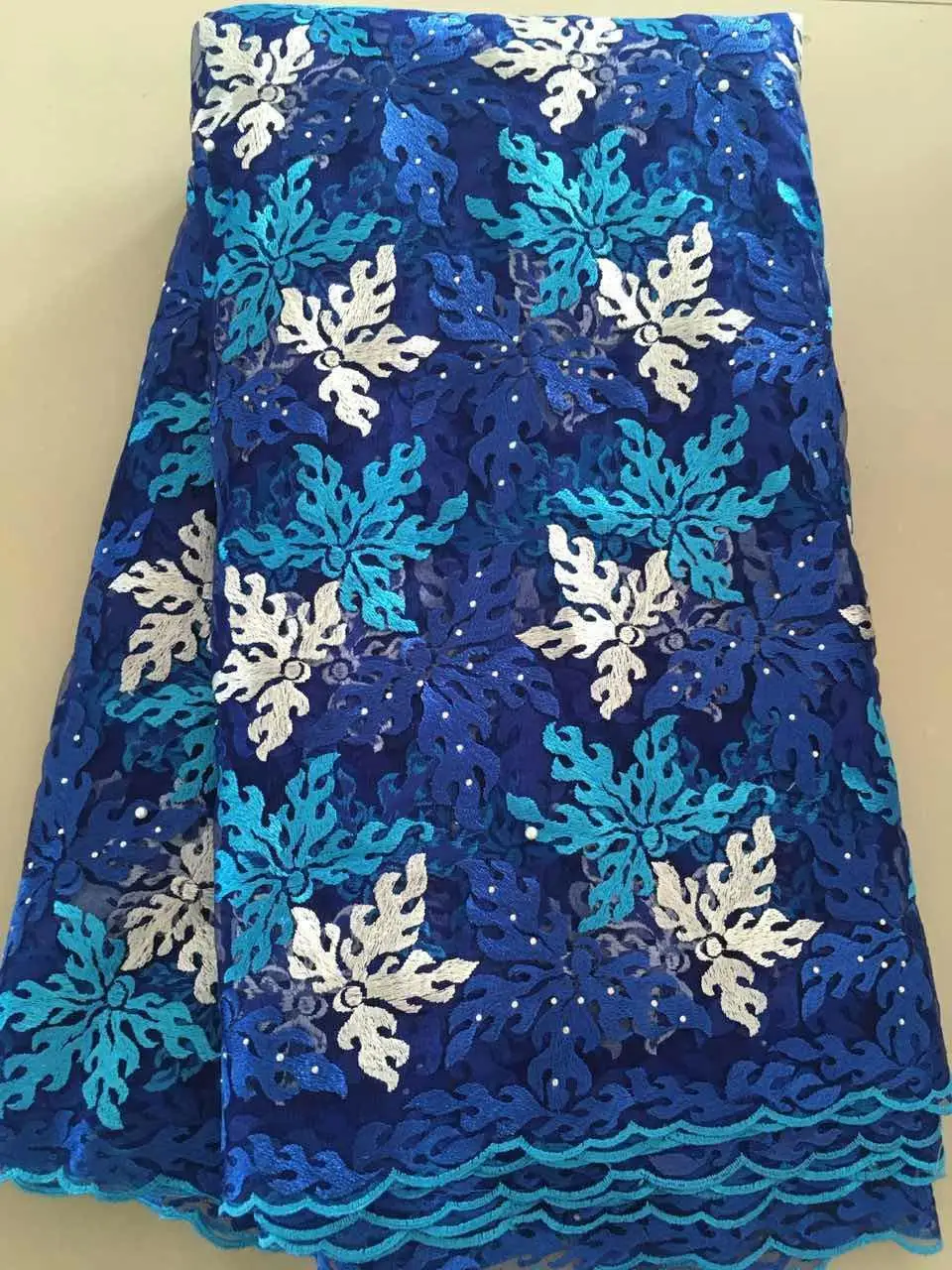 Новые Поступления Африканский Шнурок Ткани Чистая Ткань Все Африканские Шнурки