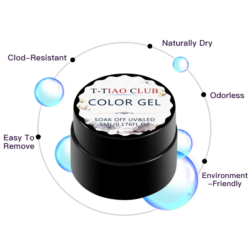 

T-TIAO CLUB Base Primer Matte Top Coat UV LED Nail Gel Polish Varnish Semi Permanant Soak Off Lacquer DIY Nail Art Lacquer