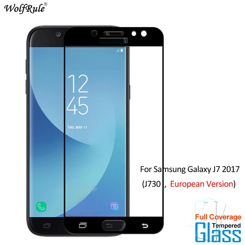 2 шт для Samsung Galaxy J7 2017 Защита экрана закаленное стекло пленка телефона J730|glass for