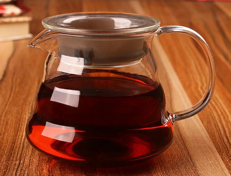 1 шт. новый дизайн стеклянный чайник для кофе разделяемый горшок с облаками