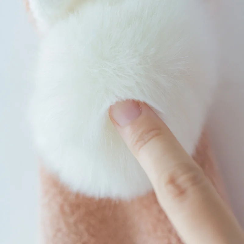 1 шт. Коралловое бархатное полотенце для рук с милым Кроликом впитывающее мытья