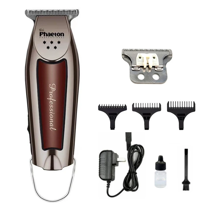 rifle add 1 blade 100-240V Hair Trimmer professional Hair Clipper Beard Trimmer Men's Hair Cutter Barber haircut machine 0.1mm Cutting 15W - Цвет: rifle add 1 blade