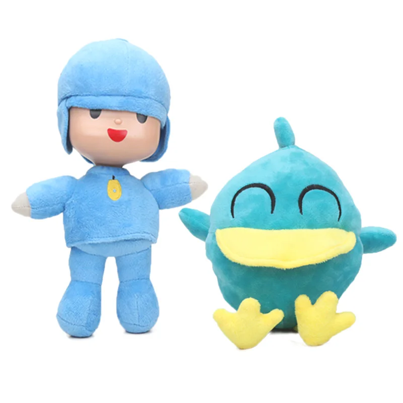 Набор из 2 12-26 см Pocoyo игрушки Elly Pato Loula плюшевая кукла Pocoyo собака утка слон мягкие Stufffed животные куклы товары для вечеринки, игрушки