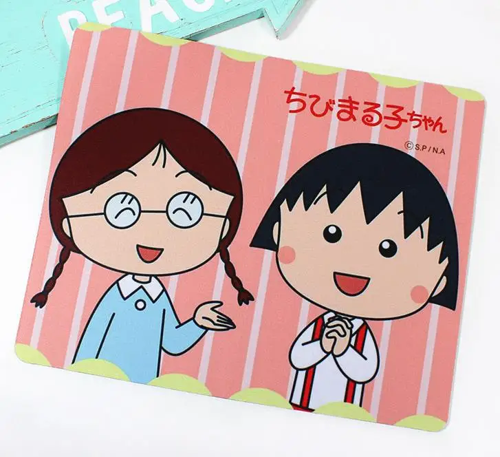 5 1 шт. Kawaii Japan Anime Maruko Momoko коврик для мыши украшения для дня рождения Детские держатели канцелярские коврики для мыши - Цвет: 5