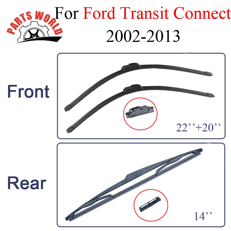 Щетки стеклоочистителя для Ford Transit connect 2002-2013 Автомобильные стеклоочистители