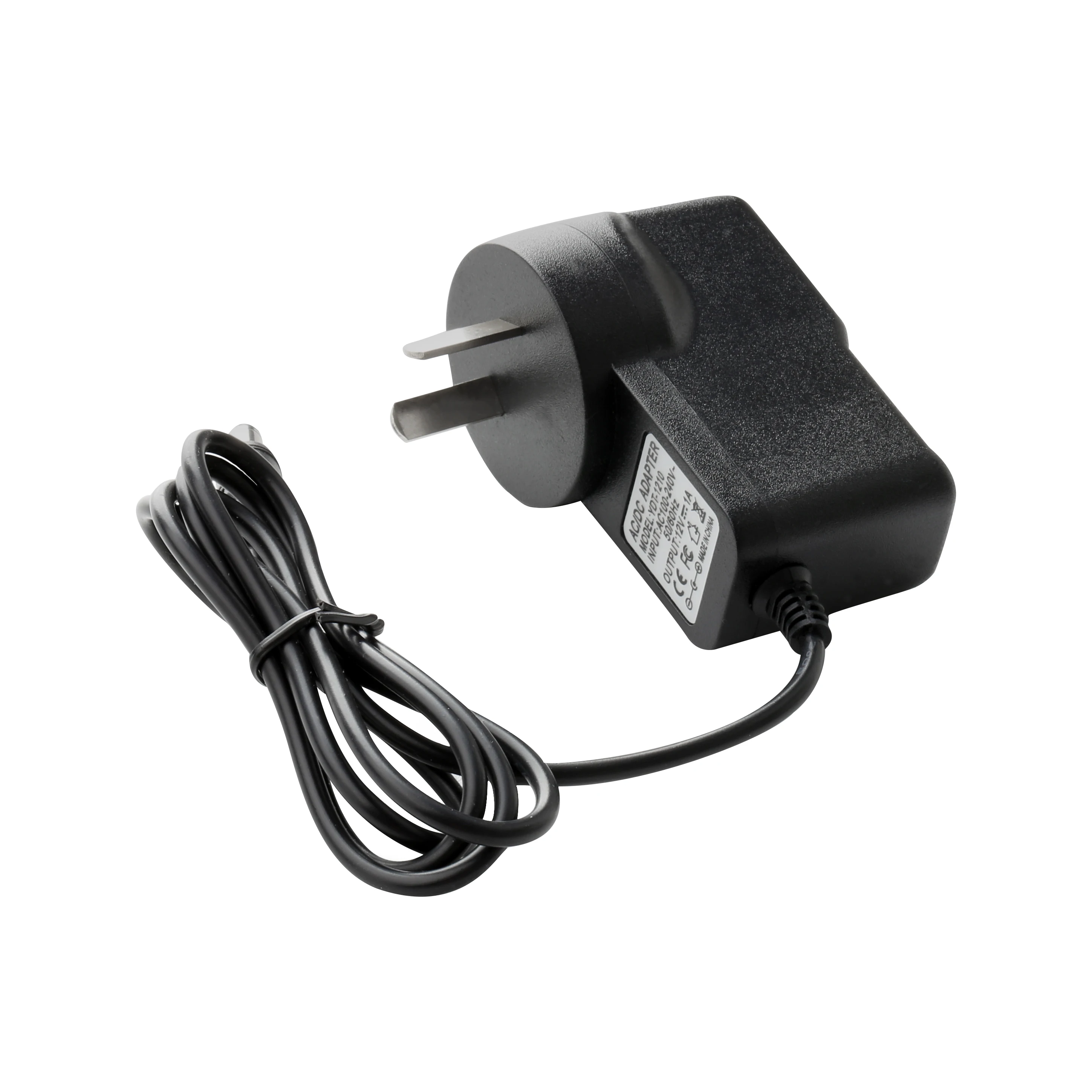 

AC100V-240V/DC12V 1A/2.5A , 50/60 , DC 5,5 x 2,1 /EU/AU/UK/US