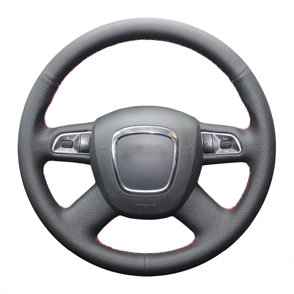 Чехол для руля Audi Old A4 B7 B8 A6 C6 2004 2011 Q5 2008 2012 Q7 2005 2011|Чехлы на руль| |
