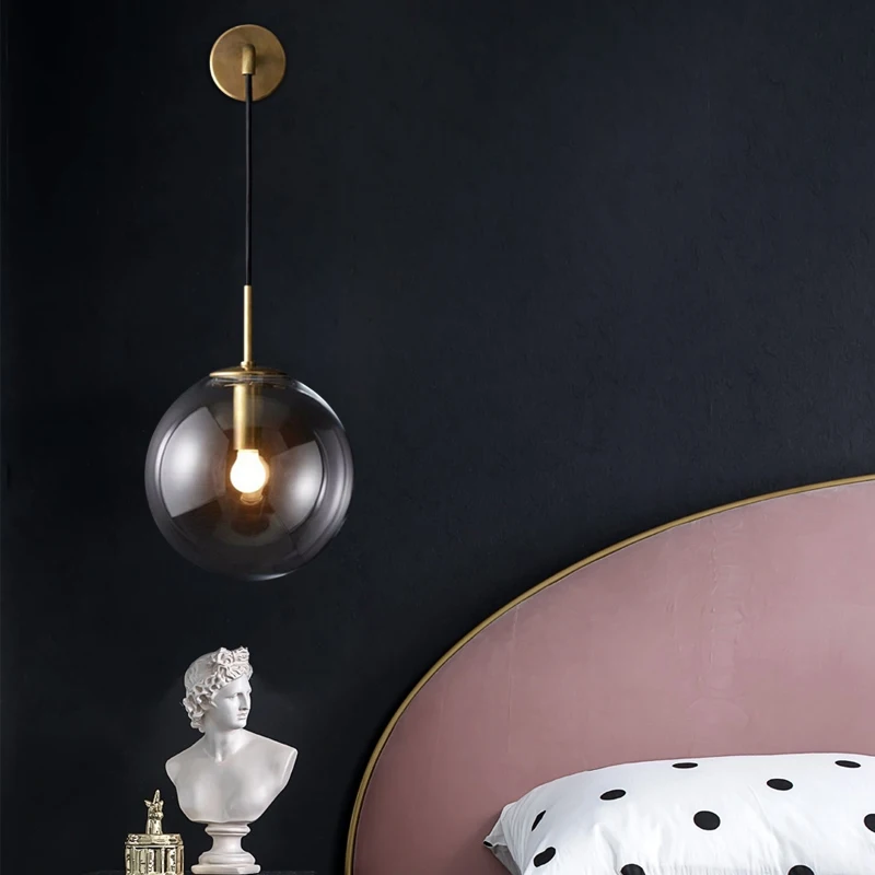 Современная настенная лампа в стиле индастриал регулируемый светильник со