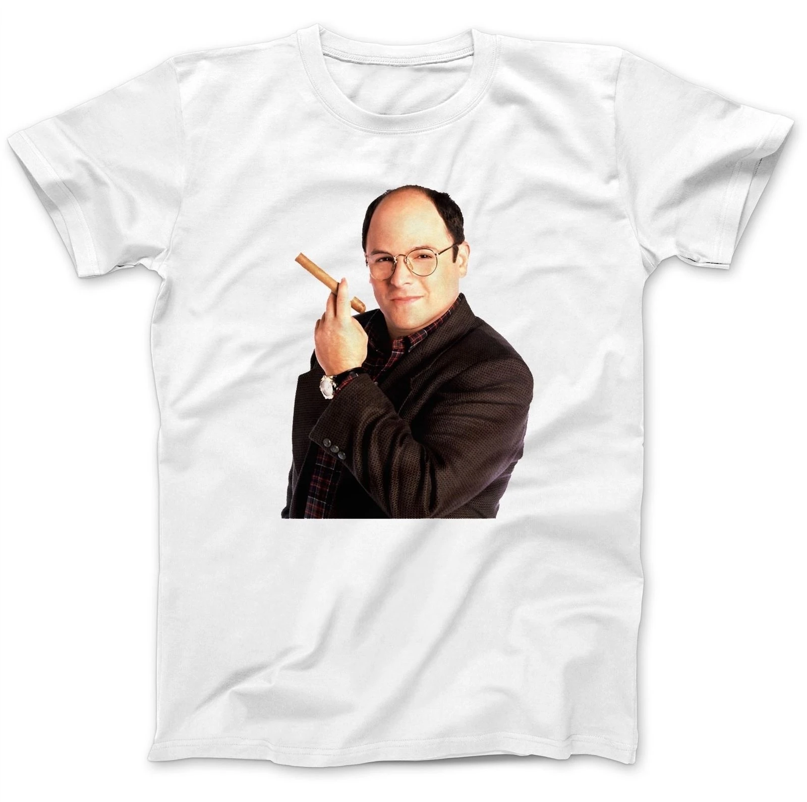 Seinfeld/модные хлопковые топы с короткими рукавами|Мужские футболки| |
