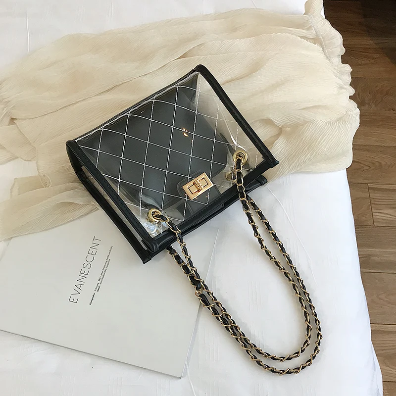 Sac сумка женская сумка прозрачная сумка из ПВХ конфетного цвета сумка дизайнерские кошельки, через плечо Bolsa