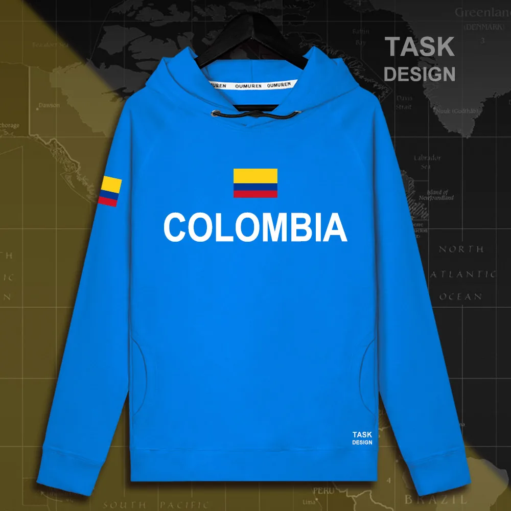 Мужская толстовка с капюшоном Colombia COL CO пуловеры новая уличная одежда спортивный