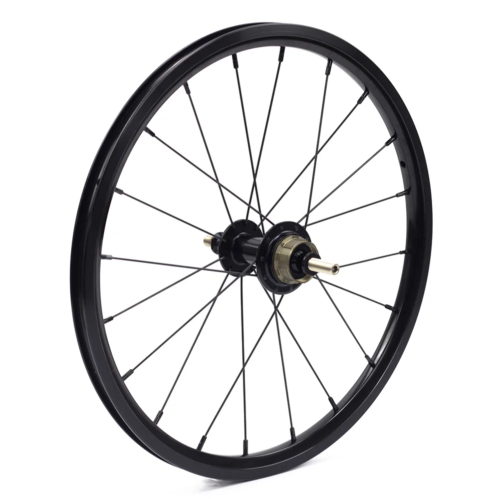 SILVEROCK колеса 16 1 3/" 349 Kinlin обод для 3sixty Brompton складные велосипедные колеса 1-3 скорость 800 г Clincher 14H 21H черный серебристый