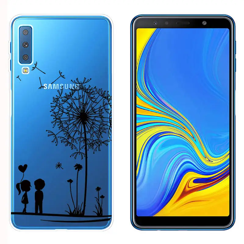 Силиконовые чехлы Arvin для samsung Galaxy A7, мягкий прозрачный ТПУ чехол для телефона, для samsung A30, окрашенный чехол для A50 SAM-A305F