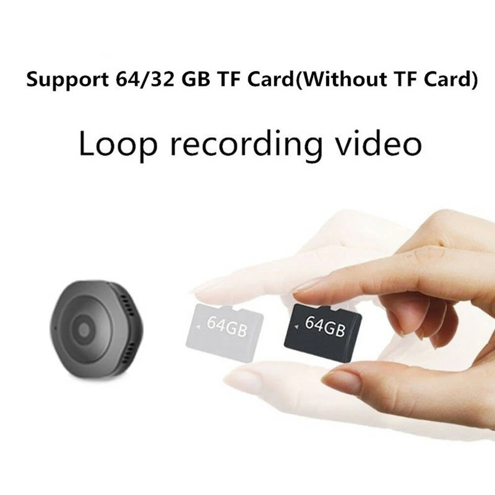 Мини беспроводной WiFi 1080 P HD IP камера удаленный монитор Обнаружение движения